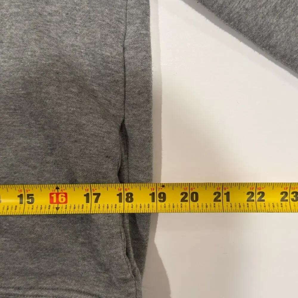 Nike Women’s S Nike Tech Hoodie Gray Funnel Neck Pullover Cotton Charcoal Warm